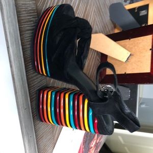 Jeffrey Campbell rainbow platforms